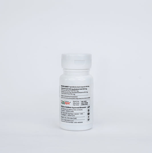 Vaidban Brain Amrit Capsule – Double Strength Formula