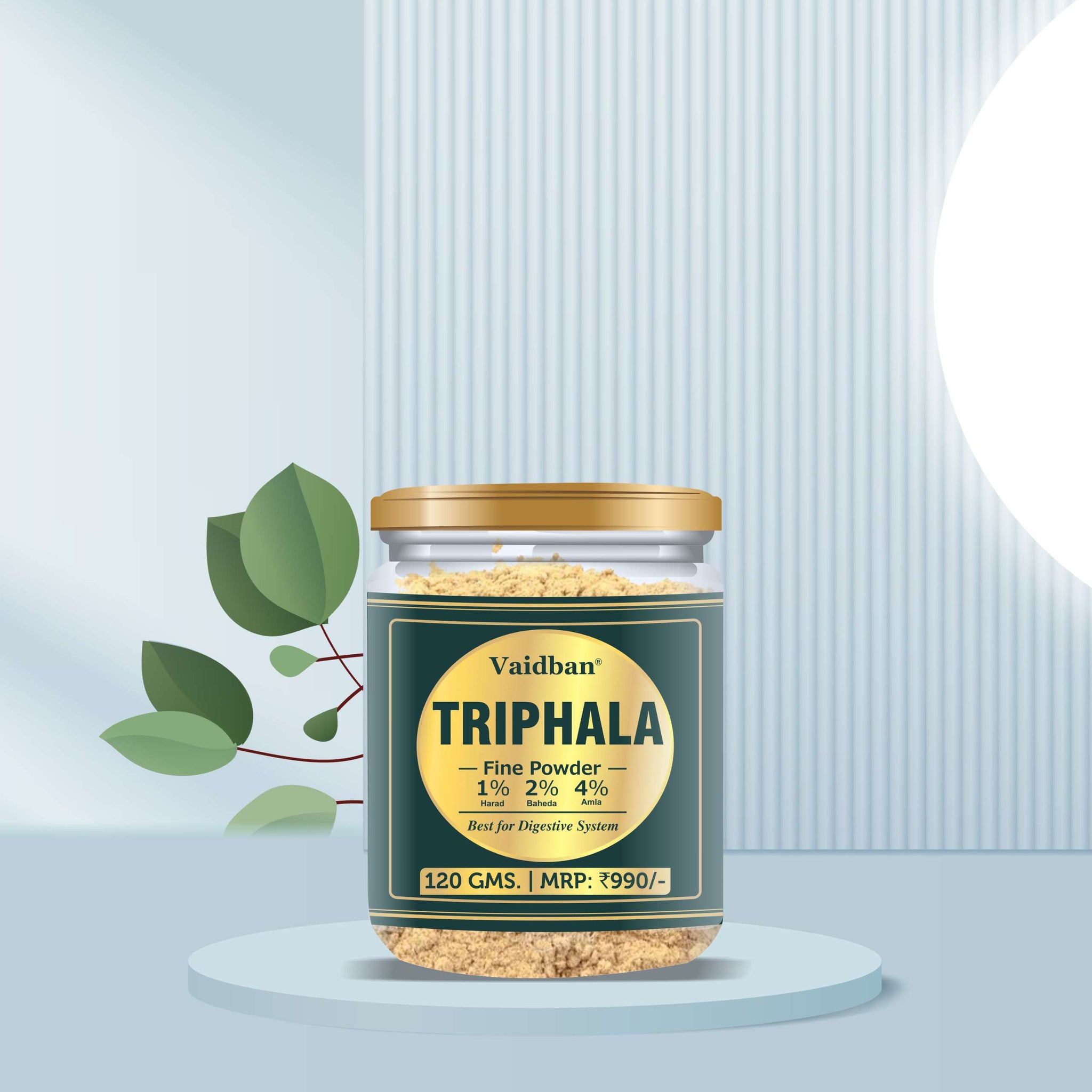 Triphala Fine Powder/ Churna - Best For Digestion