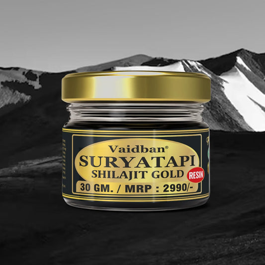 Vaidban Suryatapi Shilajit Gold Resin - 30 gm