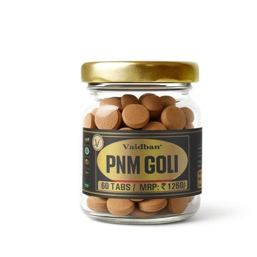 Vaidban PNM Goli for Ayurvedic Solution for Inflammation Relief | 90 Tablets