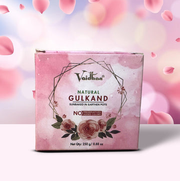 Vaidban Natural Gulkand – Sunbaked in Earthen Pots (250g)