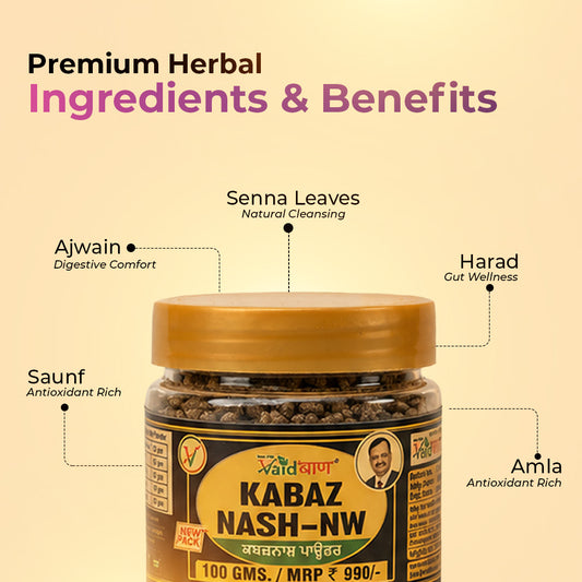 Vaidban Kabaz Nash-NW - Natural Constipation Relief