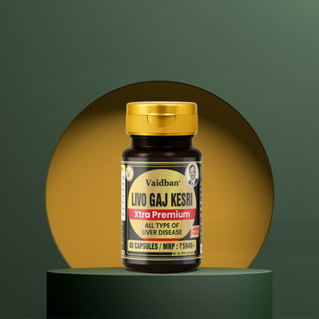 Vaidban Livo Gaj Kesri Xtra Premium – Complete Liver Care Formula