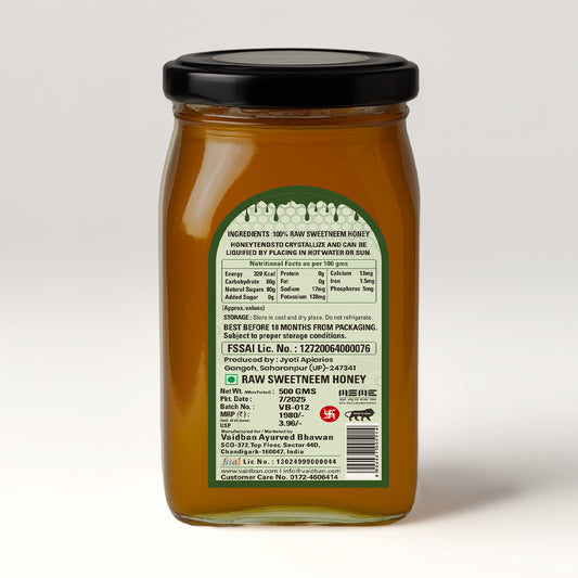 Vaidban Raw Sweet Neem Honey ā 100% Pure & Natural