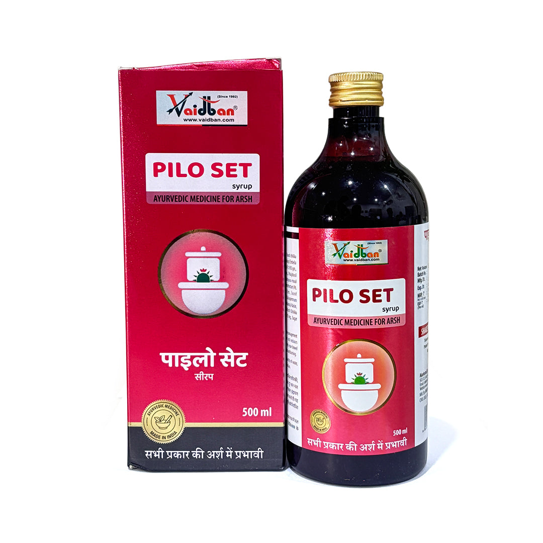 Vaidban Pilo Set – Herbal Syrup for Piles & Digestive Support