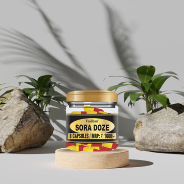 Vaidban Sora Doze 8 Capsules - Natural Relief for Psoriasis