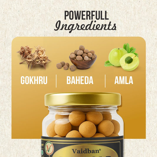 Vaidban PC Gold - Herbal Diabetes Management Goli, 60 Tablets