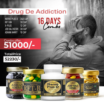 Vaidban Nervo Plus-D De-Addiction Combo โ Ayurvedic Recovery Kits