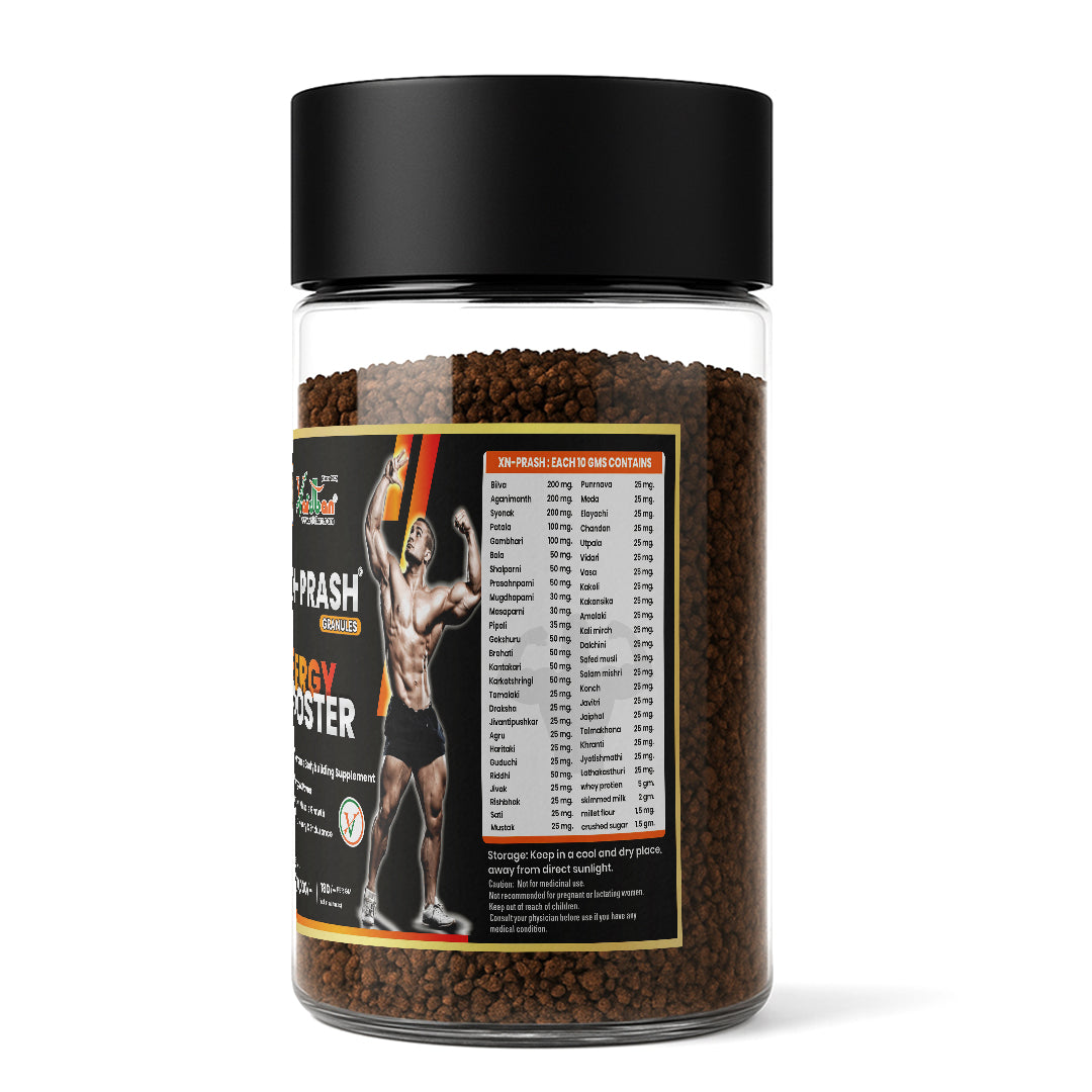 Vaidban XN-Prash Granules – Premium Energy & Strength Booster for Men