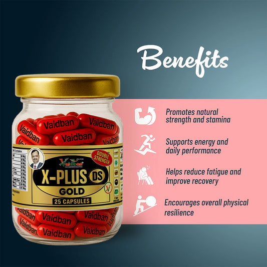 Vaidban X-Plus DS Gold – Double Strength Formula for Vitality & Wellness