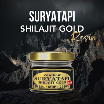 Vaidban Suryatapi Shilajit Gold Resin - 30 gm
