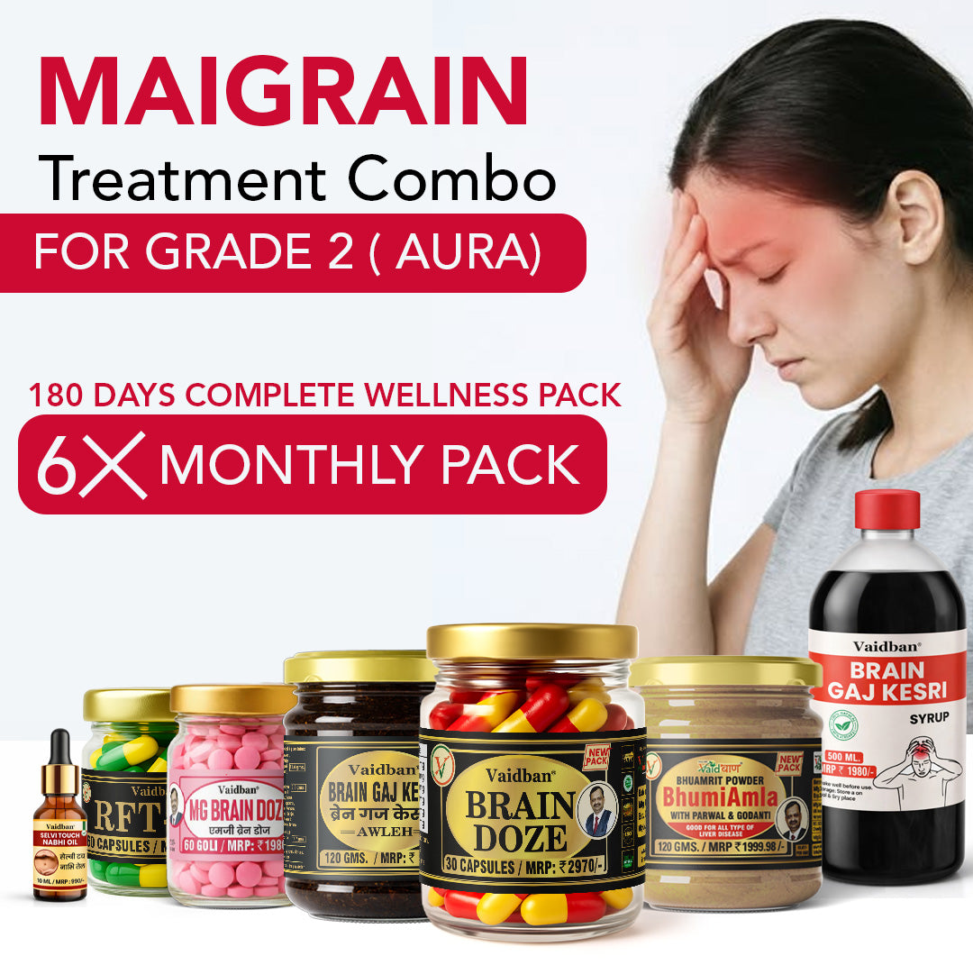 Vaidban Ayurvedic head care combo pack for 180 days, herbal formulations