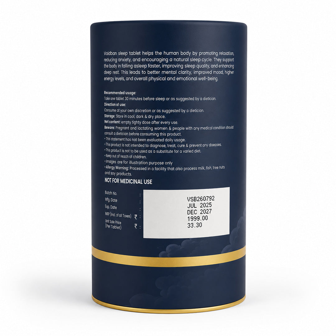 Sleep-Well (Melatonin) – 60 Tablets