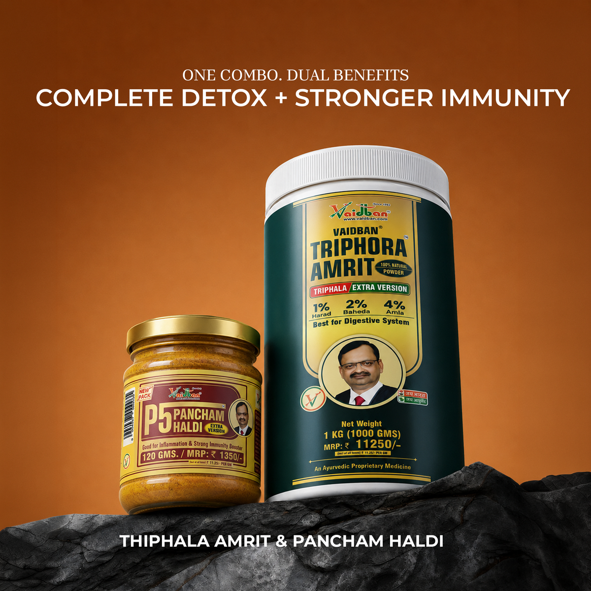 Vaidban Triphora Amrit — Triphala Extra Version / Churna - Best For Digestion