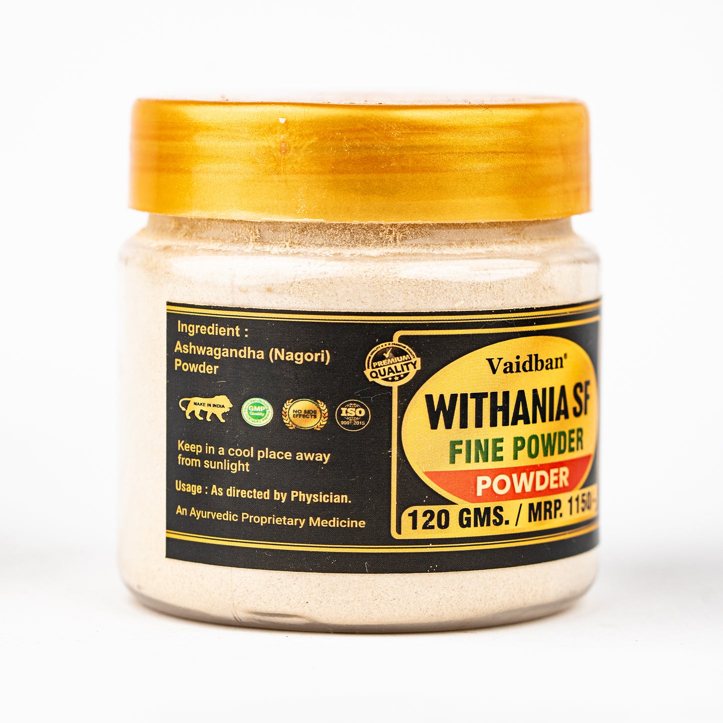Vaidban Withania SF Fine Powder – Premium Nagori Ashwagandha Powder