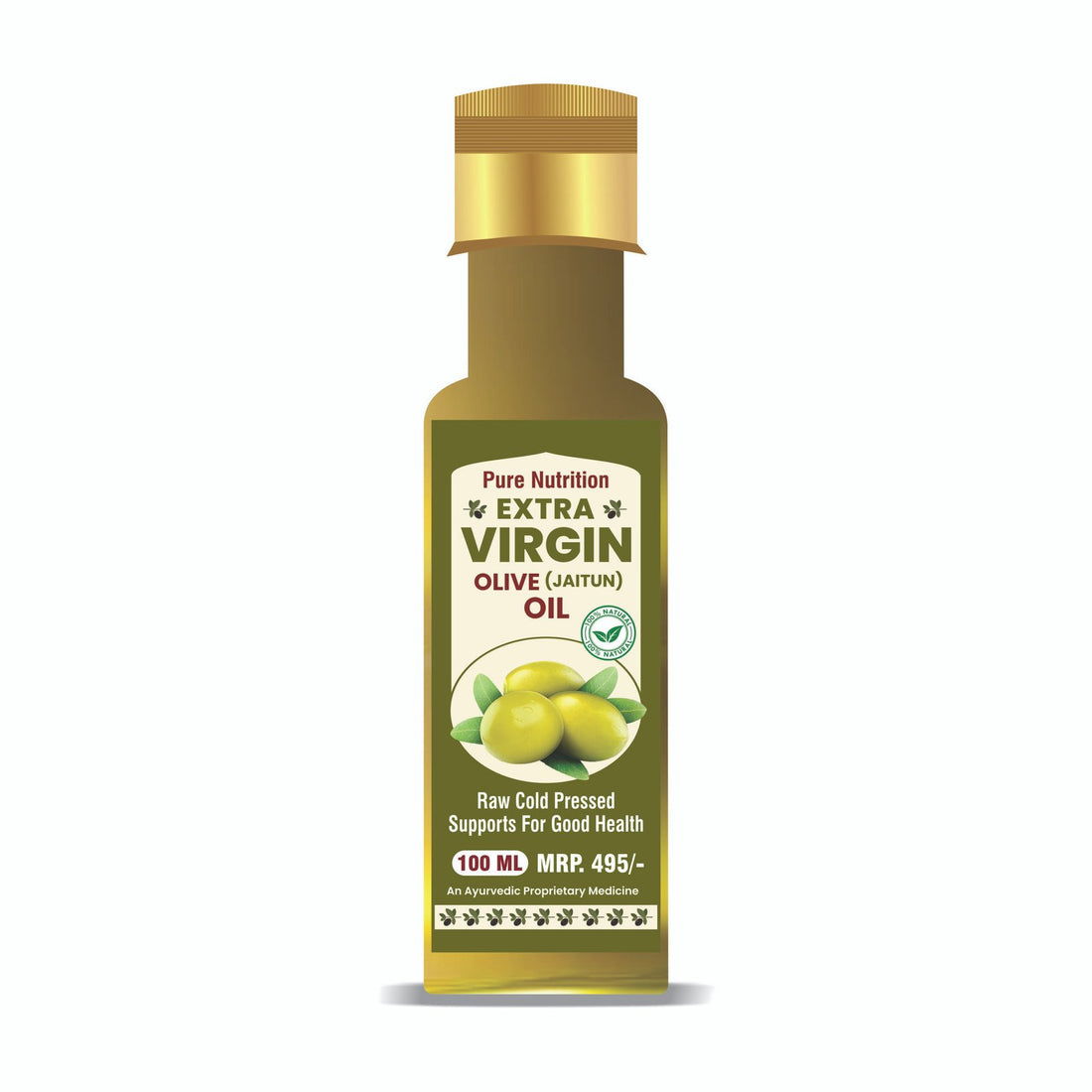 Vaidban Extra Virgin Olive Oil - Premium Quality Jaitun Oil for Health and Culinary Use