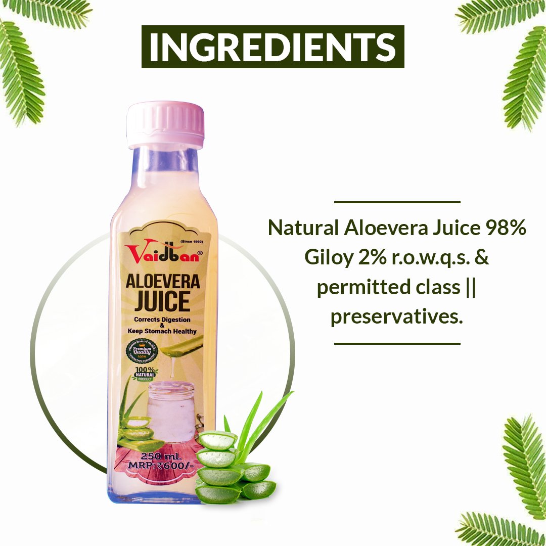 vaidban aloe vera juice