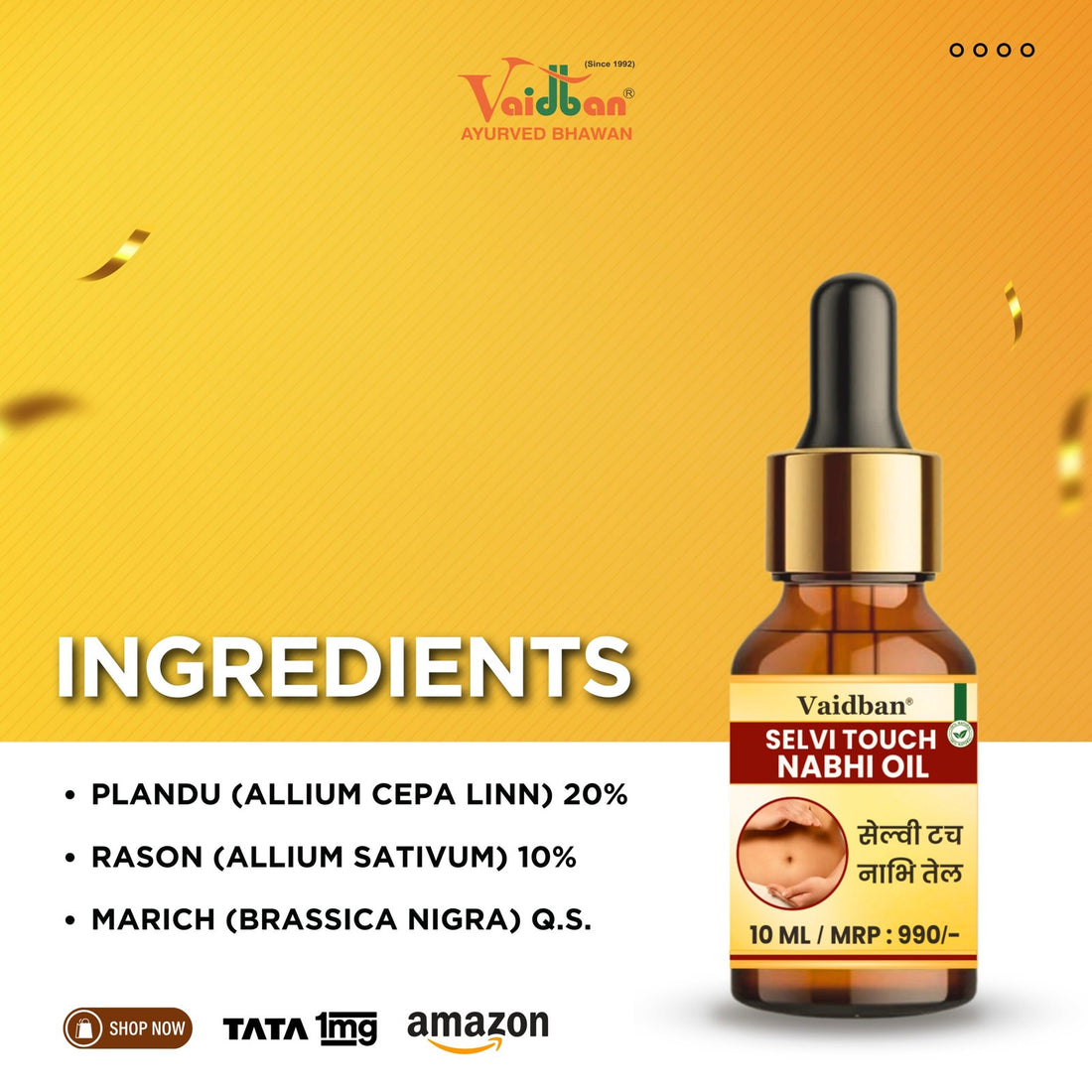 Selvi top nabhi oil