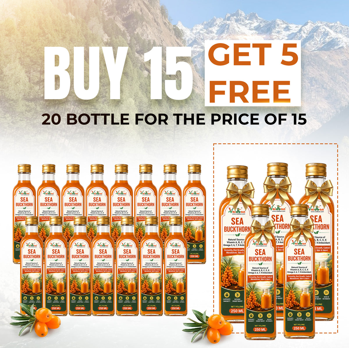 Buy 15 Get 5 FREE