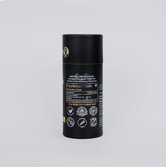 Vardhan Authentic Himalayan Shilajit Liquid Drops – Pure Resin