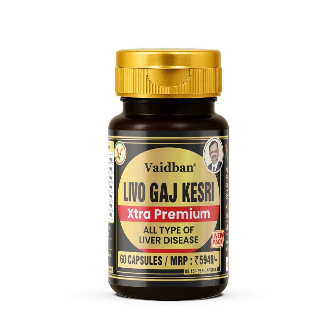 Vaidban Livo Gaj Kesri Xtra Premium – Complete Liver Care Formula