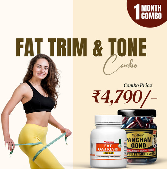 Vaidban Fat Trim & Tone Combo: Achieve Your Dream Body the Ayurvedic Way