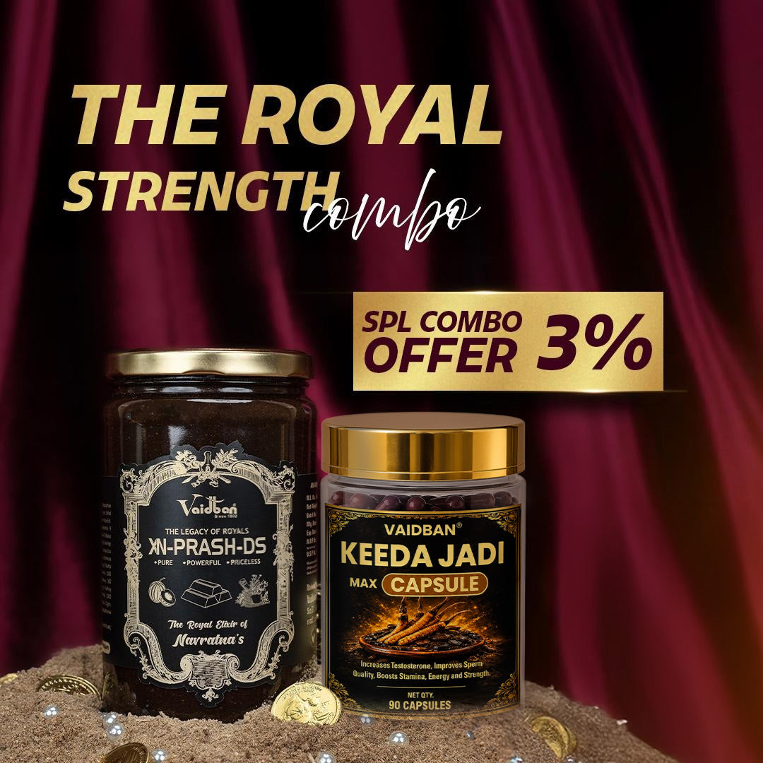 The Royal Strength Combo - XN-Prash-DS & Lazab Keeda Jadi | Premium Vitality Pack