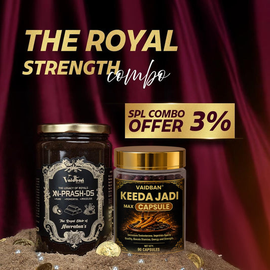 The Royal Strength Combo - XN-Prash-DS & Lazab Keeda Jadi | Premium Vitality Pack