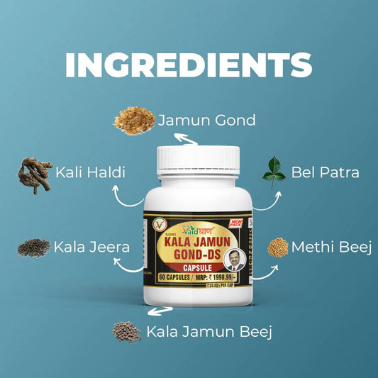 Vaidban Kala Jamun Gond-DS Capsules