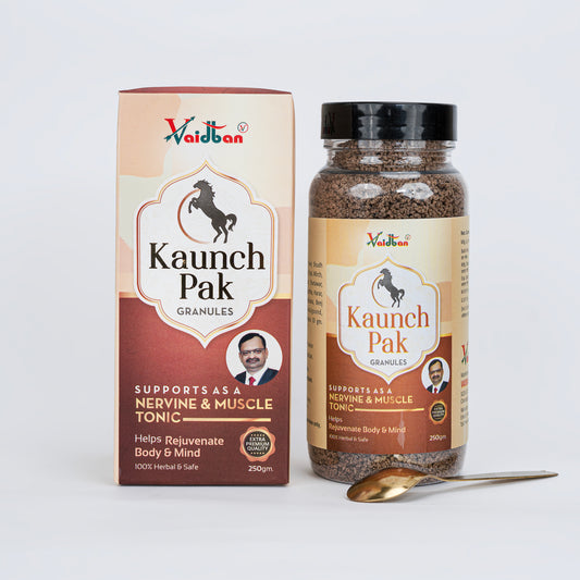 Vaidban Kaunch Pak Granules – Premium Ayurvedic Nervine & Muscle Tonic (250g)
