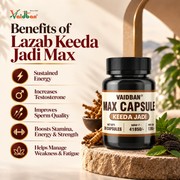 Keeda Jadi Max Capsules - Men's Wellness Formula for Stamina, Vitality & Performance