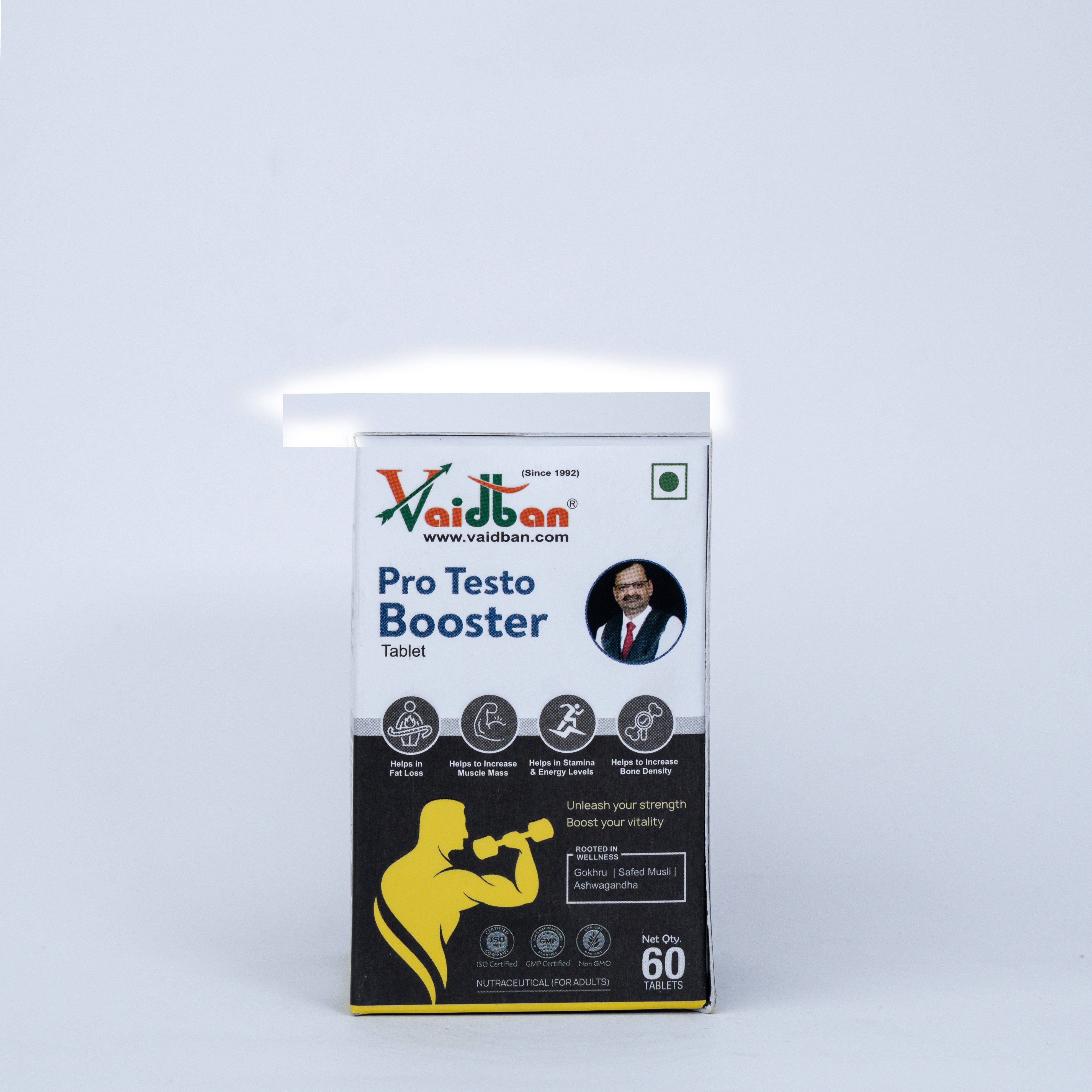 Vaidban Pro Testo Booster – Testosterone & Energy Support Supplement