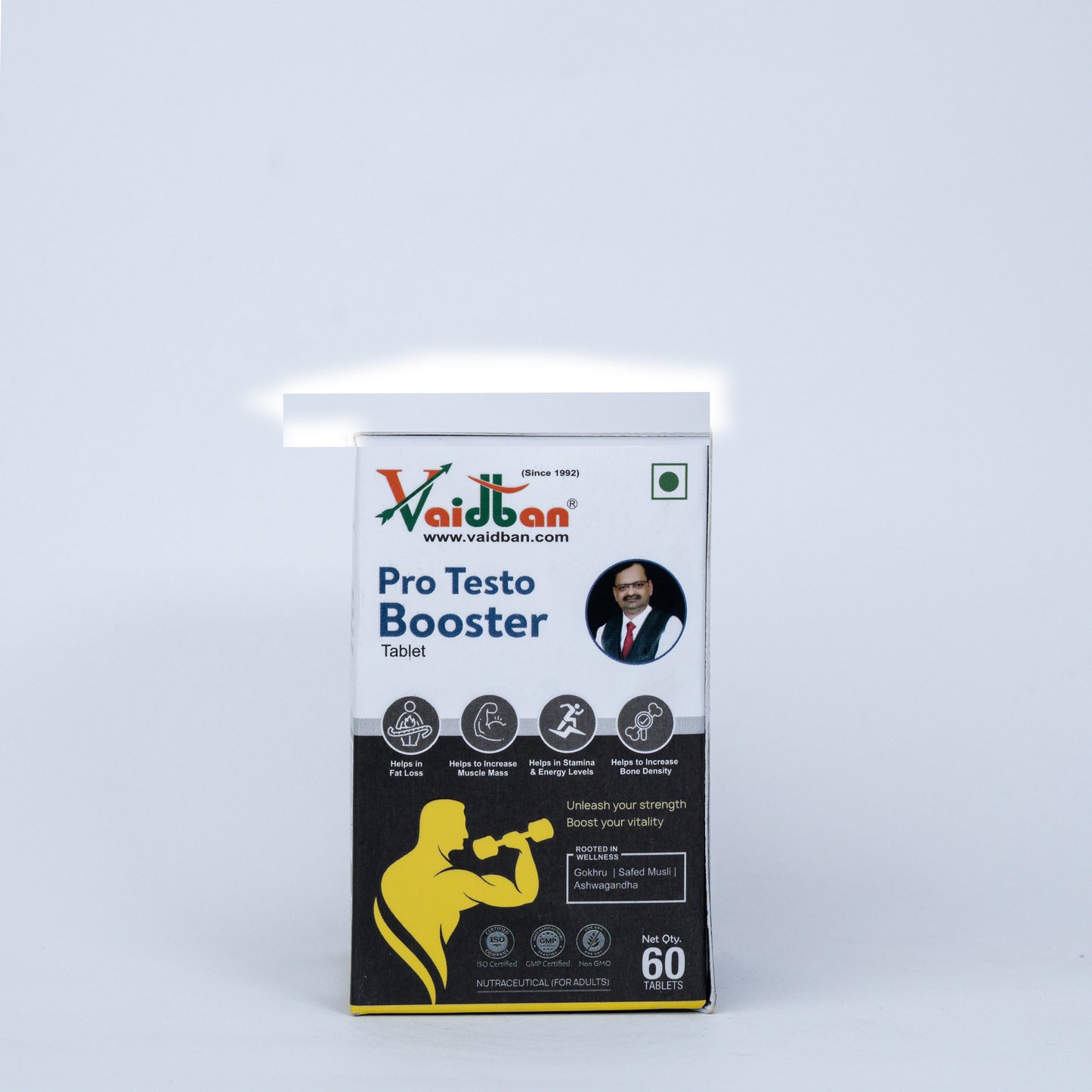 Vaidban Pro Testo Booster – Testosterone & Energy Support Supplement