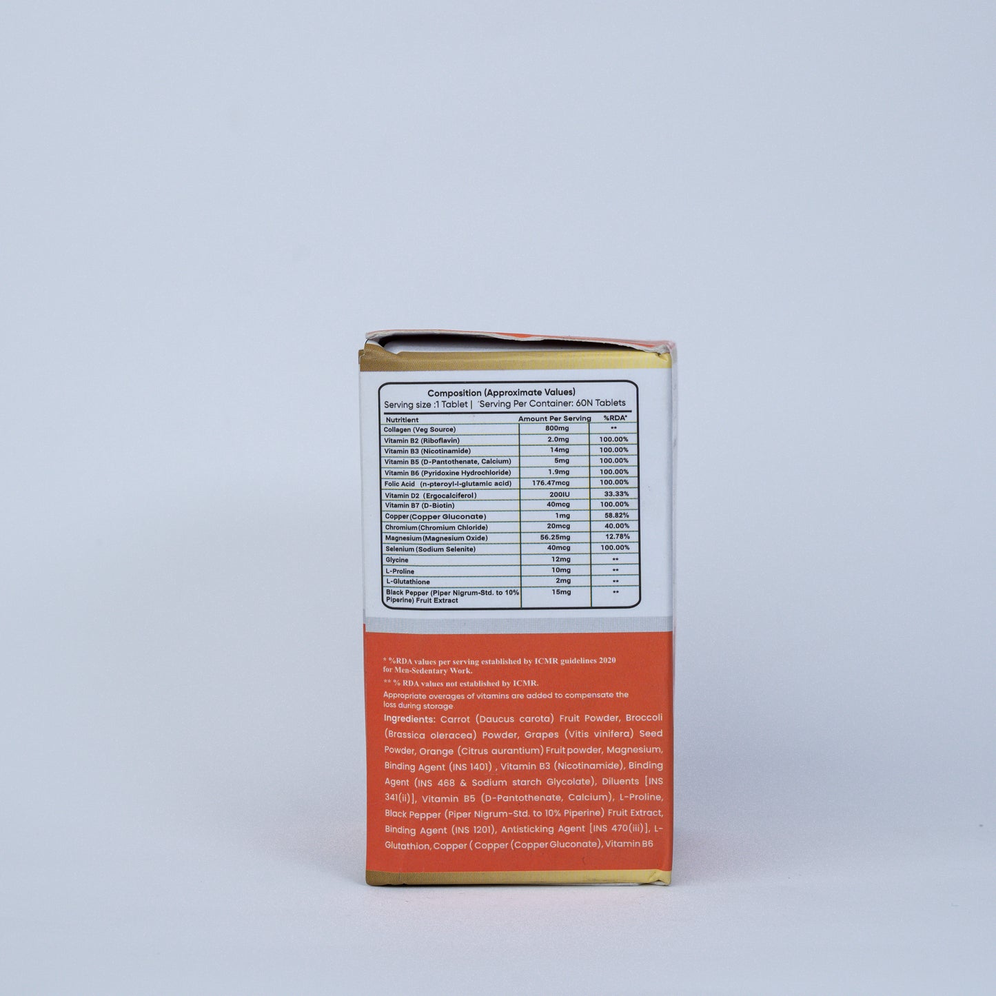 Vaidban Collagen Tablet - 60 Tablets | For Youthful Radiant Skin & Anti-Ageing