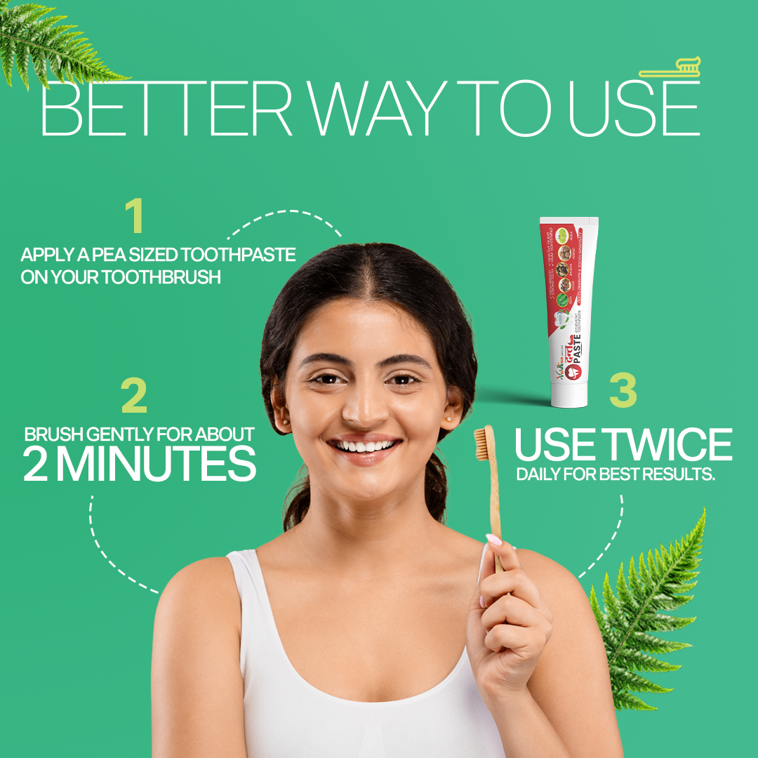 Vaidban Dant Paste - Ayurvedic Toothpaste for Gingivitis & Tooth Sensitivity (100gm) pack