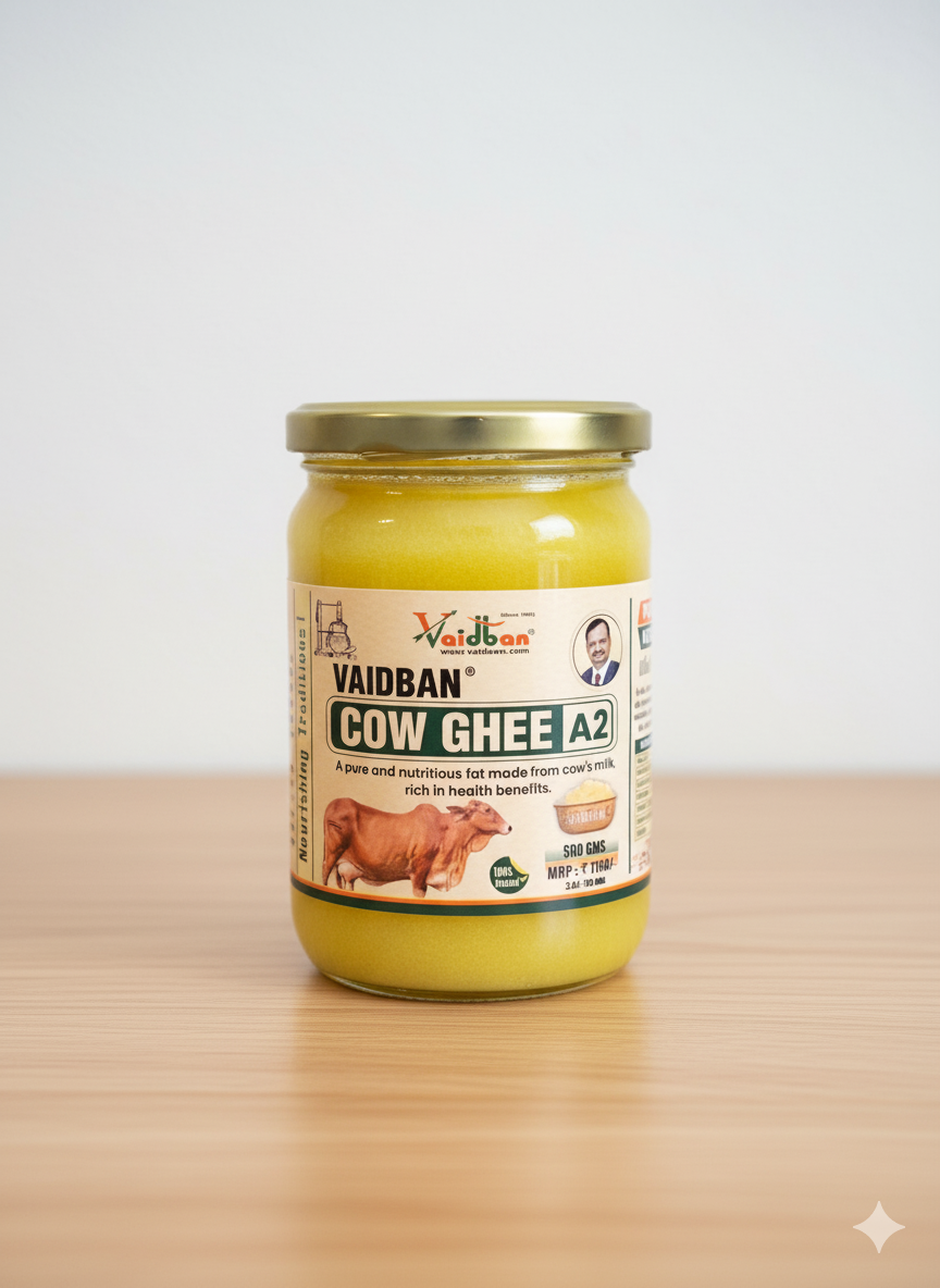 Vaidban A2 Cow Ghee – 100% Natural & Nutritious