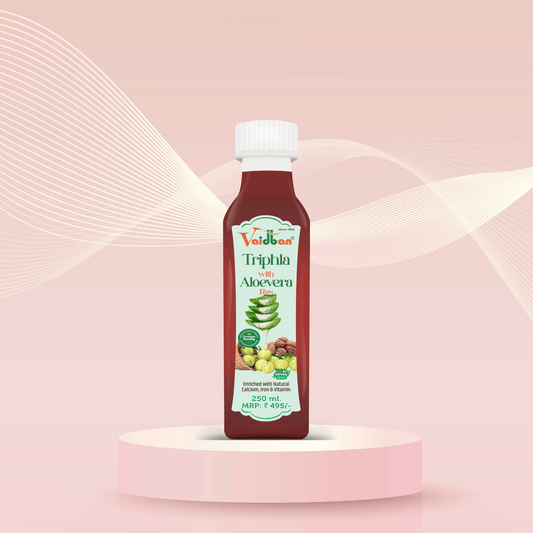 Vaidban Triphala with Aloevera Ras (Juice) - 250 Ml: A Natural and Healthy Drink for Improved Digestion, Boosted Immunity, and Weight Loss