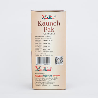 Vaidban Kaunch Pak Granules – Premium Ayurvedic Nervine & Muscle Tonic (250g)