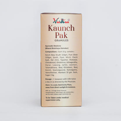Vaidban Kaunch Pak Granules – Premium Ayurvedic Nervine & Muscle Tonic (250g)