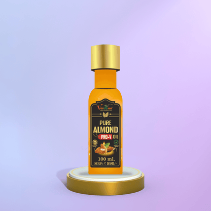 Vaidban Pure Almond Pro-V Oil (100 Ml) : Nourishment for Skin and Hair