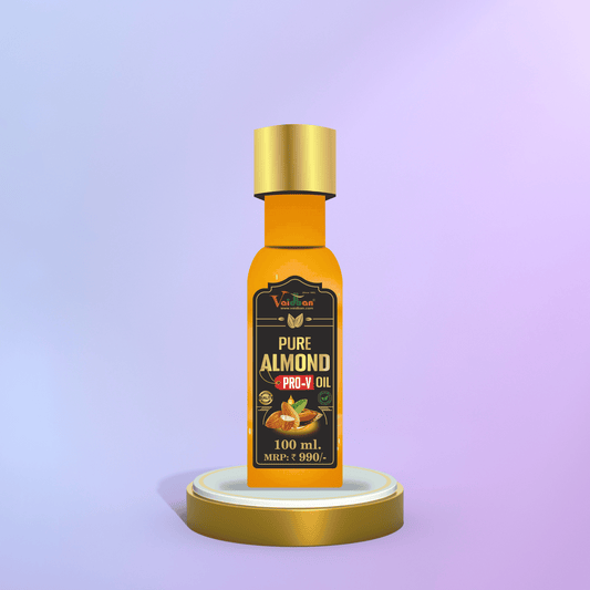 Vaidban Pure Almond Pro-V Oil (100 Ml) : Nourishment for Skin and Hair