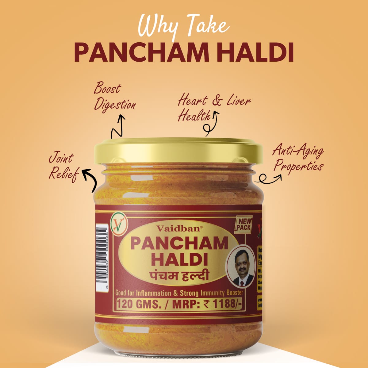 Pancham Haldi - Good for inflammation & Strong immunity booster.