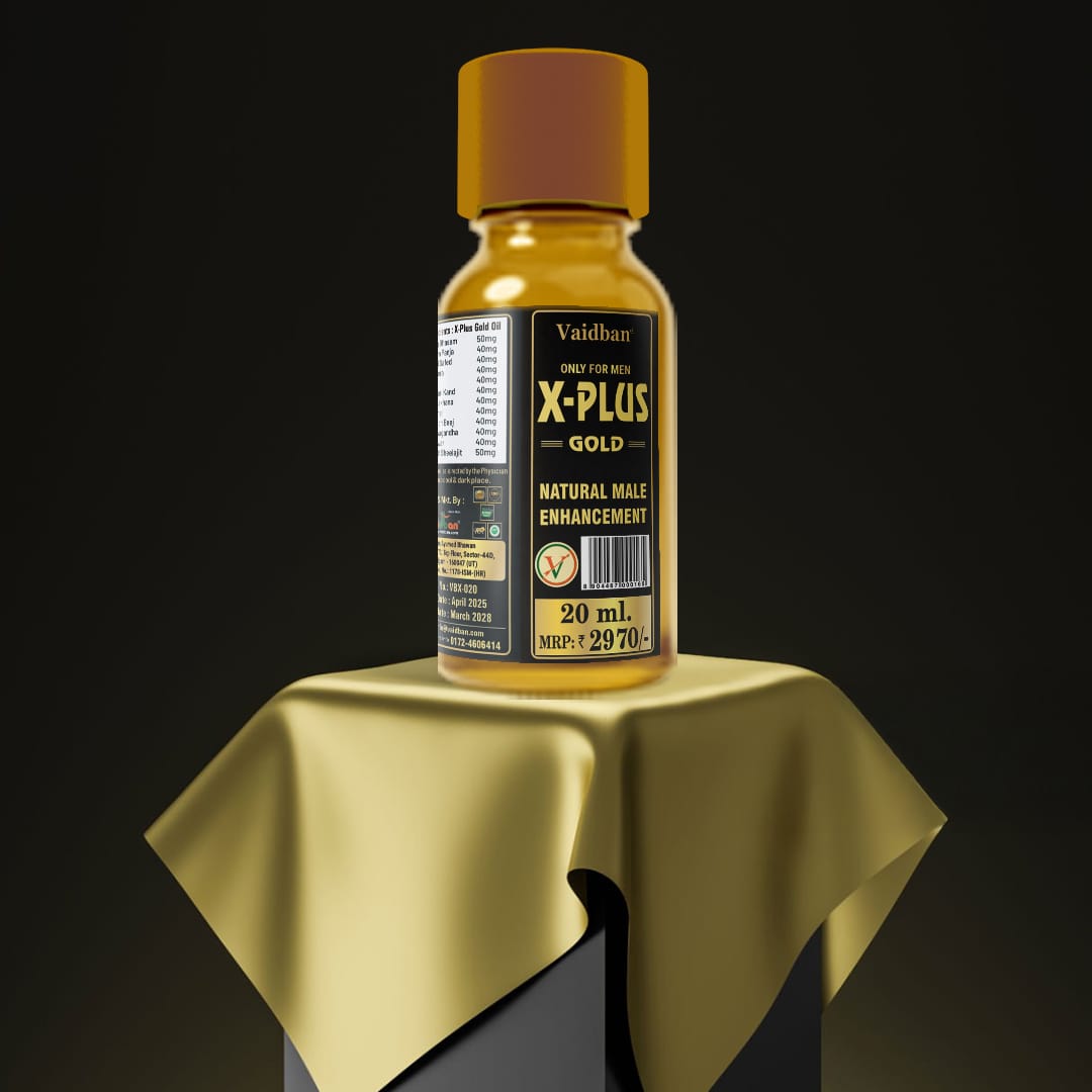 X Plus Gold Oil - Pure Ayurvedic Massage Oil For Men