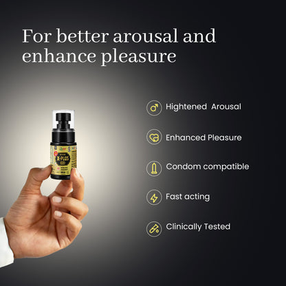 X Plus Gold Oil - Pure Ayurvedic Massage Oil For Men