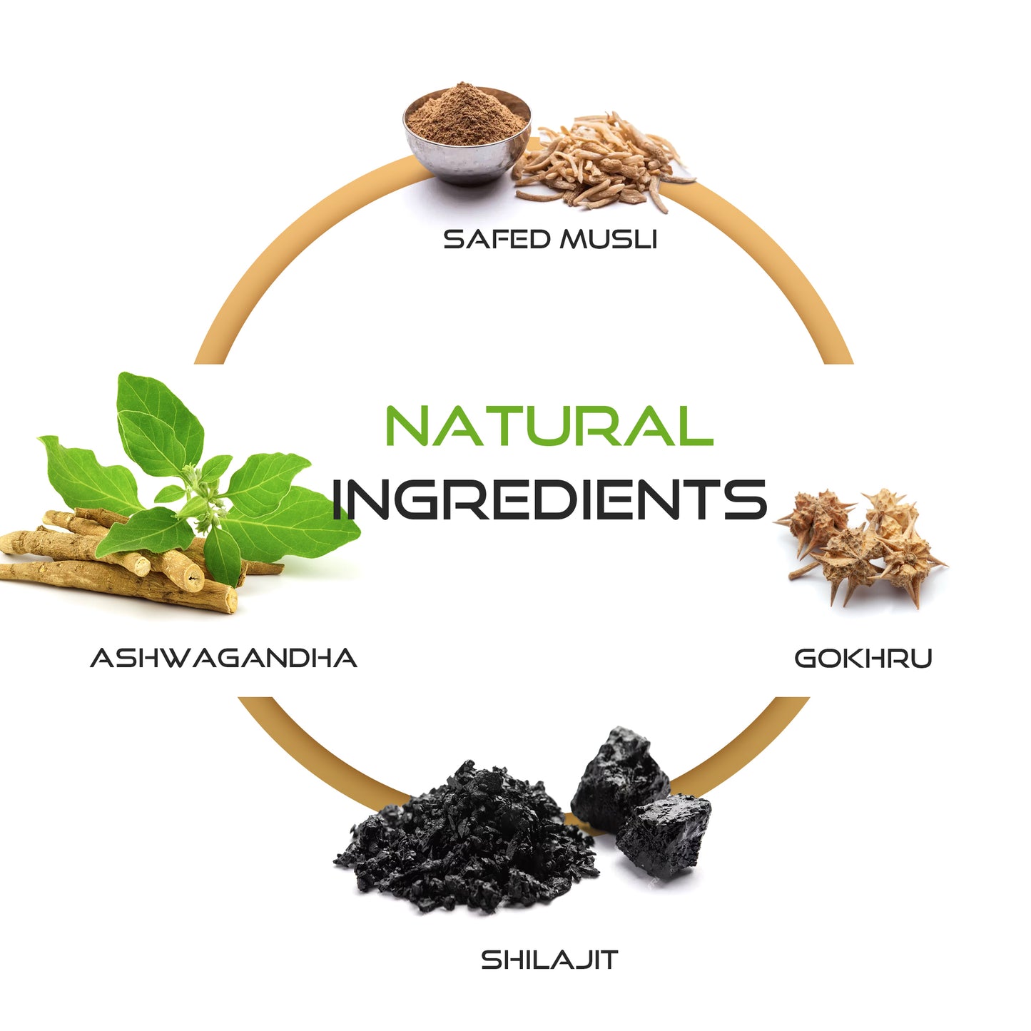 Vaidban Suryatapi Shilajit Gold - 100% Ayurvedic | for Strength, Stamina and Power