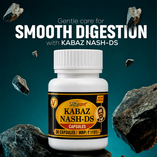 Vaidban Kabaz Nash-DS Capsules – Ayurvedic Relief from Constipation