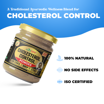 Vaidban Cholesterol Control Powder (120gm) - Ayurvedic Support for Healthy Cholesterol Levels