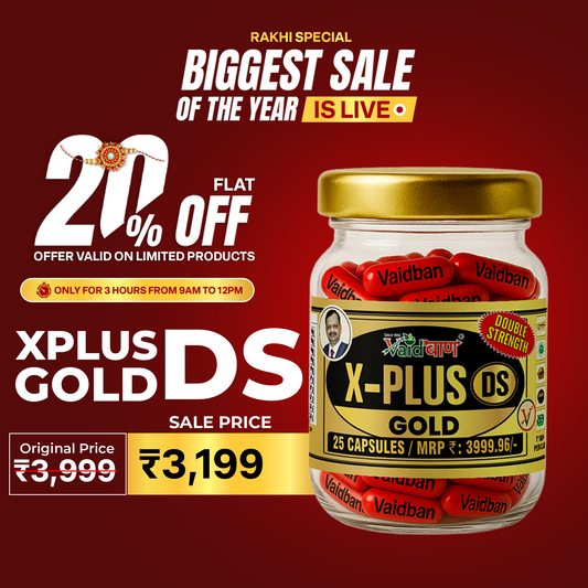 Vaidban X-Plus DS Gold – Double Strength Formula for Vitality & Wellness