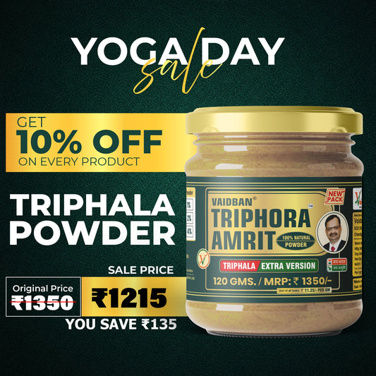 Vaidban Triphora Amrit — Triphala Extra Version / Churna - Best For Digestion