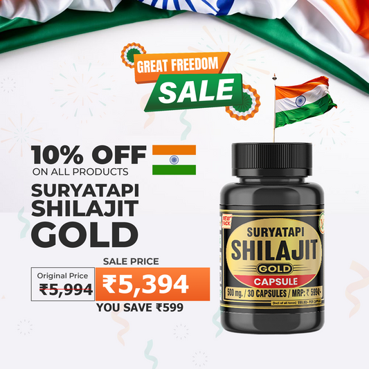 Vaidban Suryatapi Shilajit Gold I for Strength, Stamina and Power